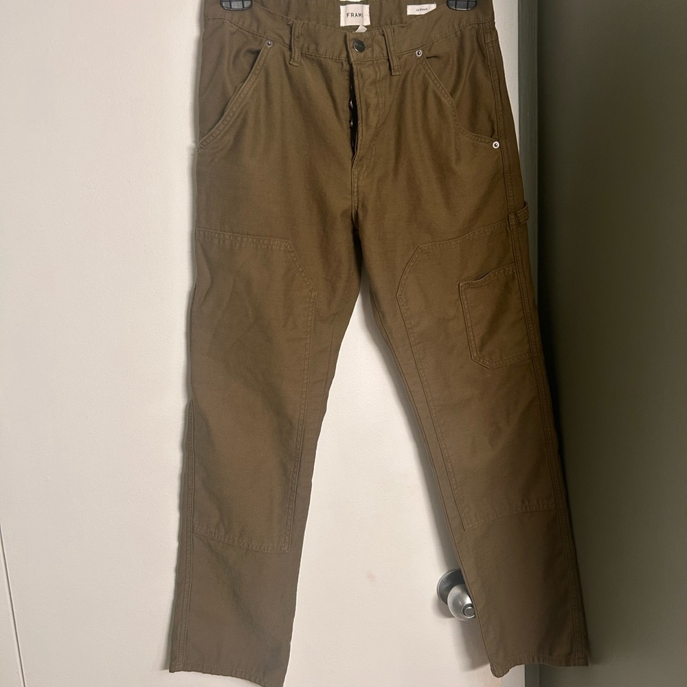 Frame Denim Women’s Green Workwear Pants